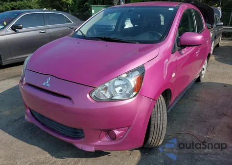 2015 Mitsubishi Mirage De/Rf из США, поврежденный, VIN ML32A3HJ0FH041004